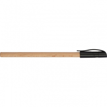 Logo trade business gift photo of: Wooden ballpen PALMDALE